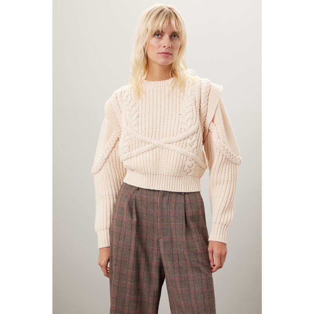 Ronny Kobo x RTR Braiding Detail Sweater - Sz L